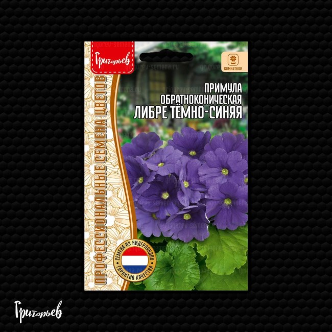 Примула Либре Тёмно-Синяя обратноконическая