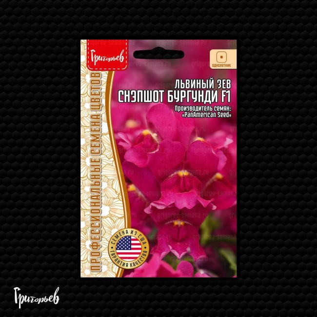 Львиный Зев Снэпшот Бургунди F1