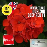 Пеларгония Горизонт Тёмно-Красная F1