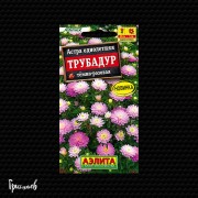 Астра Трубадур Темно-розовая