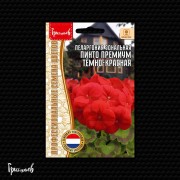 Пеларгония Пинто Премиум Тёмно-Красная зональная